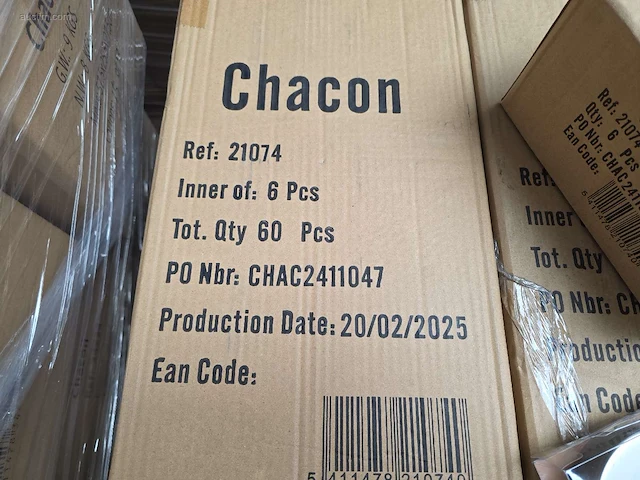 (360x) metallic plafondkapje chacon 21074 - afbeelding 6 van  6