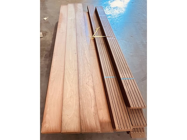 36,64m² jatoba massief parket 4 zijden tand en groef - afbeelding 4 van  5