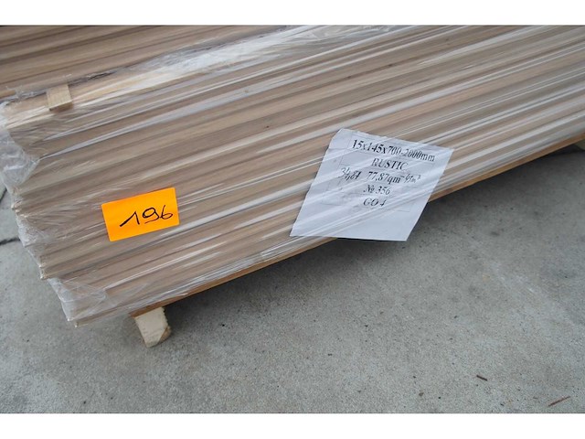 36,85 m² massief eiken parket 15mm - afbeelding 2 van  7