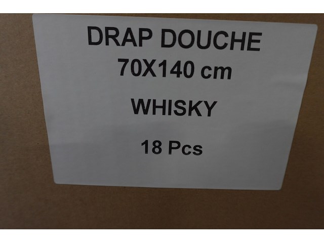 36x douchehanddoek whisky - afbeelding 4 van  5