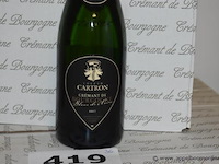 36x fles crémant de bourgogne, joseph cartron, blanc de noirs brut, 75cl - afbeelding 2 van  3