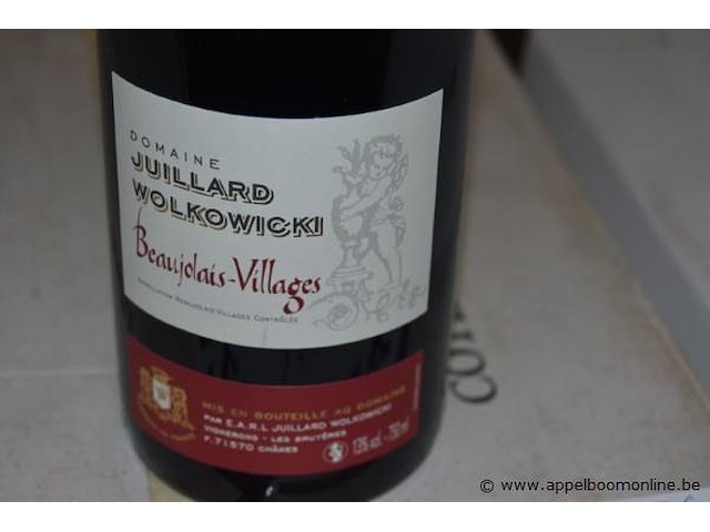 36x fles rode wijn, domaine juillard wolkowicki, beaujolais-villages, 2019, 75cl - afbeelding 2 van  3