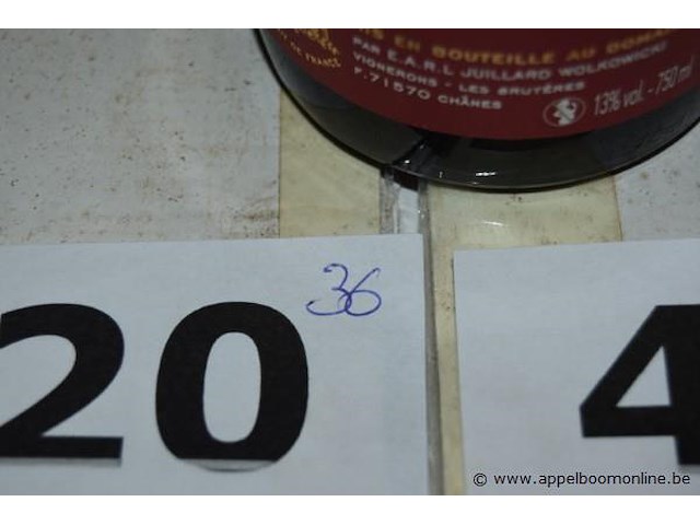 36x fles rode wijn, domaine juillard wolkowicki, beaujolais-villages, 2019, 75cl - afbeelding 3 van  3