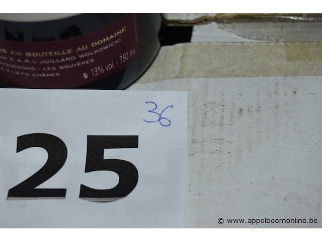 36x fles rode wijn, domaine juillard wolkowicki, saint-amour, 2008, 75cl - afbeelding 3 van  3