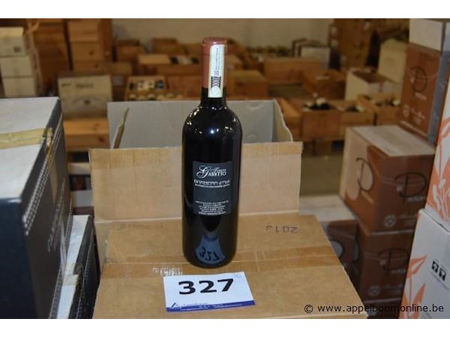 36x fles rode wijn, tenuta garetto, barbera d'asti, 2013 - afbeelding 1 van  2