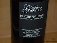 36x fles rode wijn, tenuta garetto, barbera d'asti, 2013 - afbeelding 2 van  2