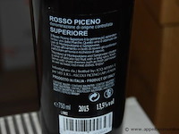 36x fles rode wijn, velenosi, brecciarolo rosso piceno superiore, 2015, 75cl - afbeelding 3 van  3
