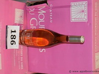 36x fles rosé wijn, château mourques du grès, fleur d'eglantine 2018, 750ml - afbeelding 1 van  3