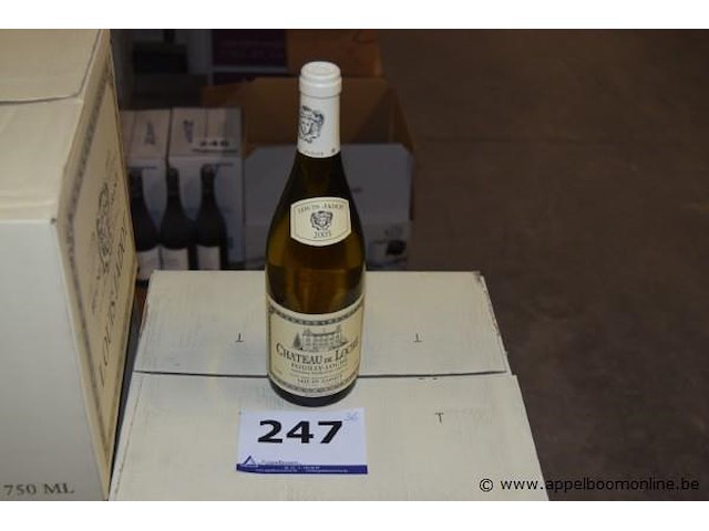 36x fles witte wijn, louis jadot, chateau de loché pouilly-loché, 2005, 75cl - afbeelding 1 van  4