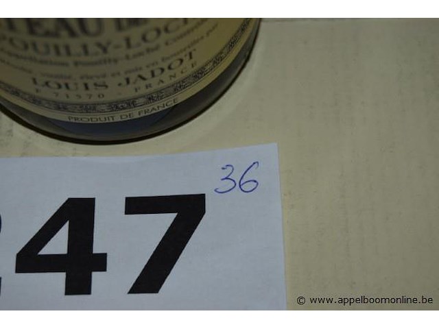 36x fles witte wijn, louis jadot, chateau de loché pouilly-loché, 2005, 75cl - afbeelding 4 van  4