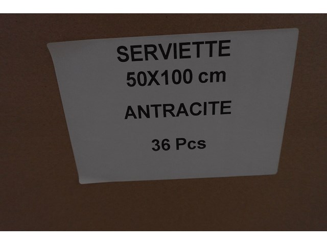 36x handdoek antraciet - afbeelding 4 van  5