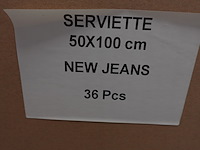 36x handdoek new jeans - afbeelding 4 van  5