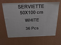 36x handdoek wit - afbeelding 4 van  5