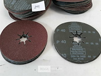 37 x fiber schuurschijf 125mm k40 - afbeelding 3 van  3