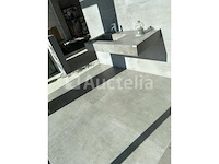 3,84m² rectified grigio 80x80 materiaal, beton, vloer- en wandeffect, - afbeelding 1 van  1
