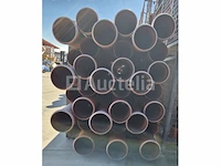 39 baksteenrode pvc-buizen met sleeves - afbeelding 2 van  2