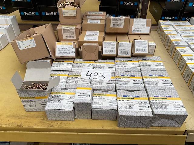 39 dozen houtschroeven deels met bits - afbeelding 8 van  8