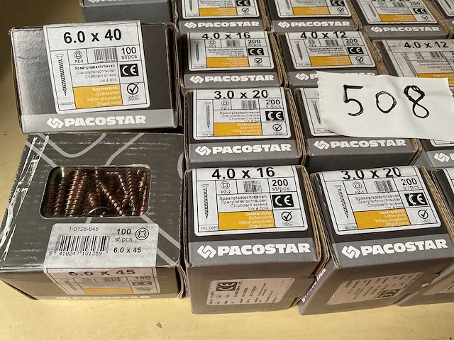 39 dozen houtschroeven - afbeelding 2 van  6