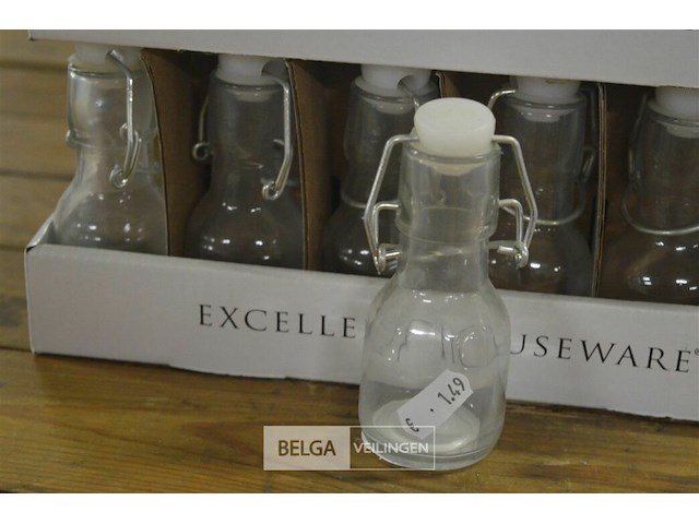 ±39 kleine flesjes h=±8cm - afbeelding 2 van  2