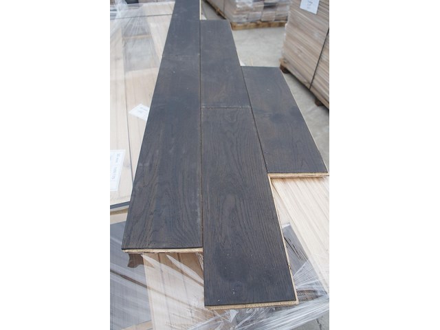 39,78 m² massief eiken parket 20mm graphit oil - afbeelding 3 van  7
