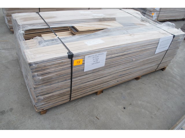 39,78 m² massief eiken parket 20mm graphit oil - afbeelding 5 van  7