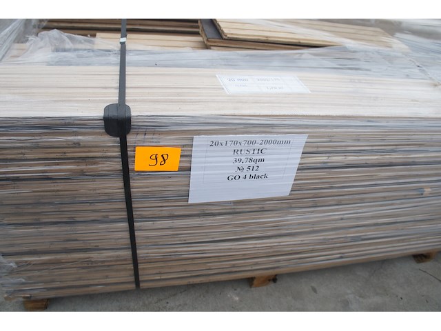 39,78 m² massief eiken parket 20mm graphit oil - afbeelding 6 van  7