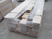 39,78 m² massief eiken parket 20mm graphit oil - afbeelding 7 van  7