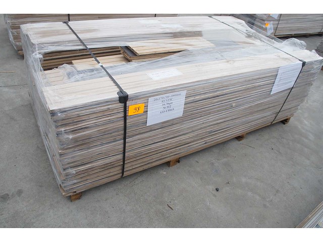 39,78 m² massief eiken parket 20mm graphit oil - afbeelding 5 van  7