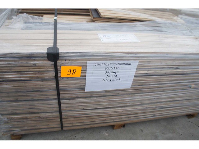 39,78 m² massief eiken parket 20mm graphit oil - afbeelding 6 van  7