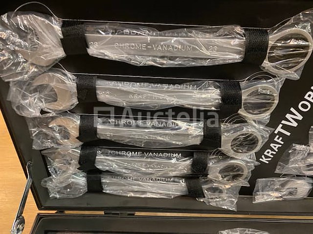 399 delige gereedschaps trolley, 22 delige ringratel-steeksleutel set 6-32mm en lange bougiesleutel set - afbeelding 5 van  12