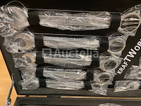 399 delige gereedschaps trolley, 22 delige ringratel-steeksleutel set 6-32mm en lange bougiesleutel set - afbeelding 2 van  12