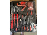 399 delige gereedschaps trolley, 22 delige ringratel-steeksleutel set 6-32mm en lange bougiesleutel set - afbeelding 4 van  12