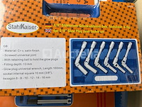 399 delige gereedschaps trolley, 22 delige ringratel-steeksleutel set 6-32mm en lange bougiesleutel set - afbeelding 3 van  12