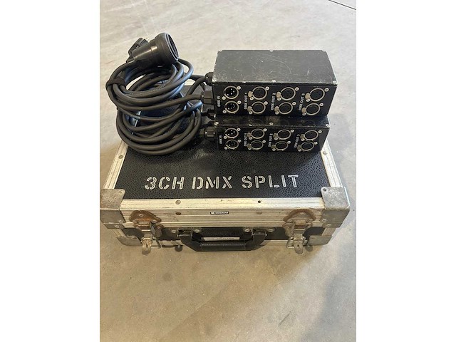 3ch dmx splitter (2x) - afbeelding 1 van  1