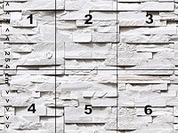 3d baksteen fotobehang 274 x 254 cm - afbeelding 2 van  2