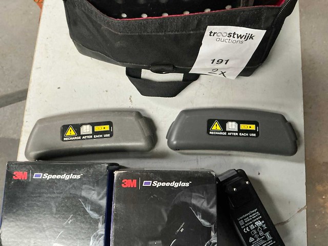 3m speedglas adflo accu lashelm met adamhalingssysteem (2x) - afbeelding 4 van  9