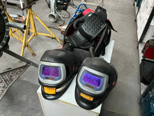 3m speedglas adflo accu lashelm met adamhalingssysteem (2x) - afbeelding 1 van  9