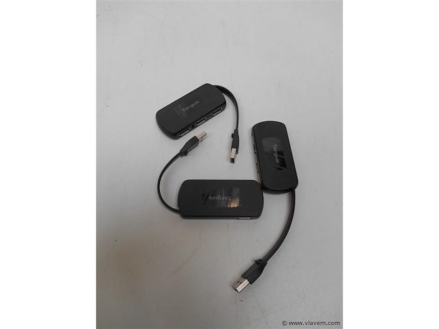 3st targus usb2,0hub ach214 - afbeelding 1 van  1
