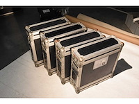 3u 19 inch flightcase (4x) - afbeelding 1 van  2