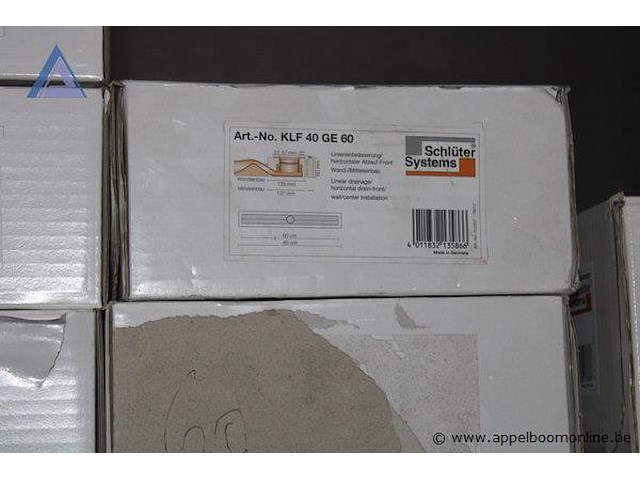 3x - schlüter afvoersysteem - afbeelding 2 van  2