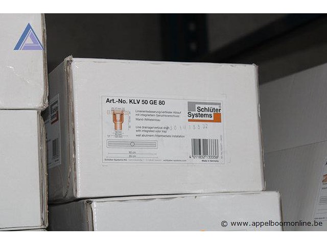 3x - schlüter afvoersysteem - afbeelding 2 van  2