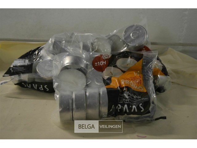 3x 10st spaas theelicht ±10 branduren - afbeelding 1 van  1