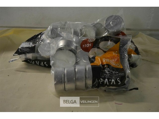 3x 10st spaas theelicht ±10 branduren - afbeelding 1 van  1
