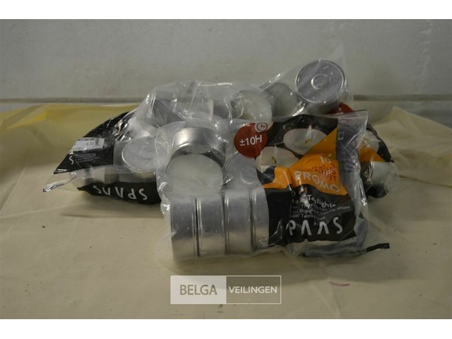 3x 10st spaas theelicht ±10 branduren - afbeelding 1 van  1