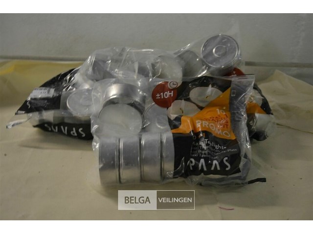 3x 10st spaas theelicht ±10 branduren - afbeelding 1 van  1