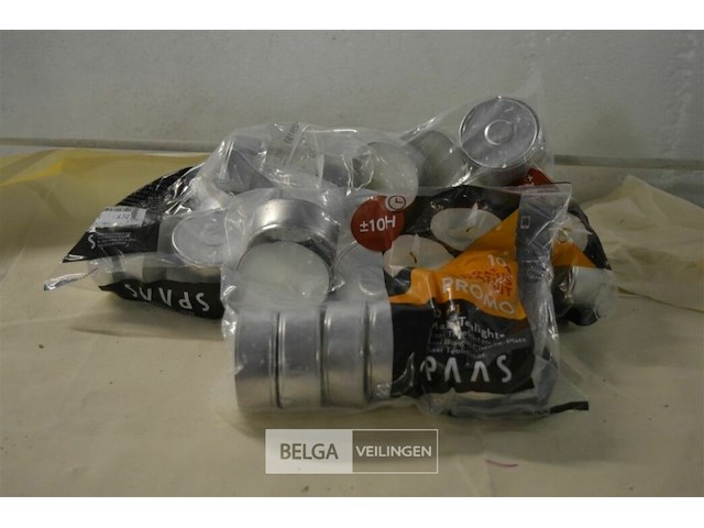 3x 10st spaas theelicht ±10 branduren - afbeelding 1 van  1