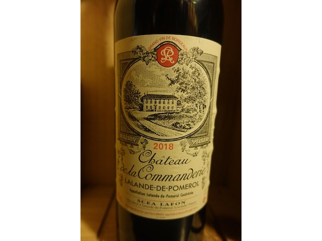 3x 1,5l chateau de la commanderie lalande de pomerol 2018 - afbeelding 2 van  3