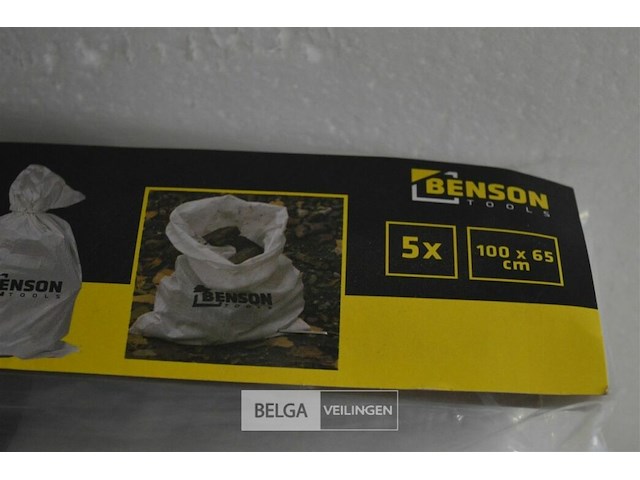 3x 5st puinzakken 100x65 cm - afbeelding 3 van  4