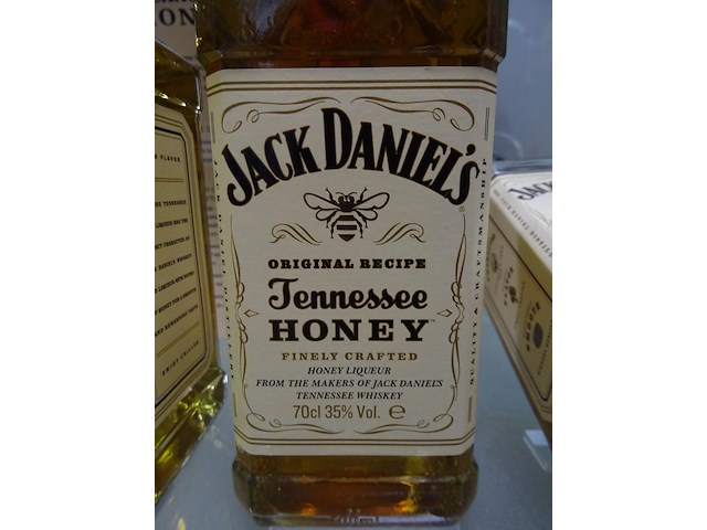 3x 70cl jack daniel's tennessee honey + display - afbeelding 3 van  4