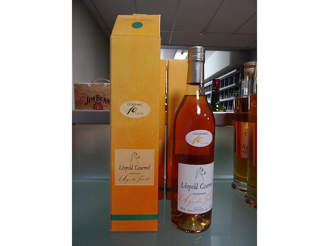 3x 70cl léopold gourmel cognac - afbeelding 1 van  3